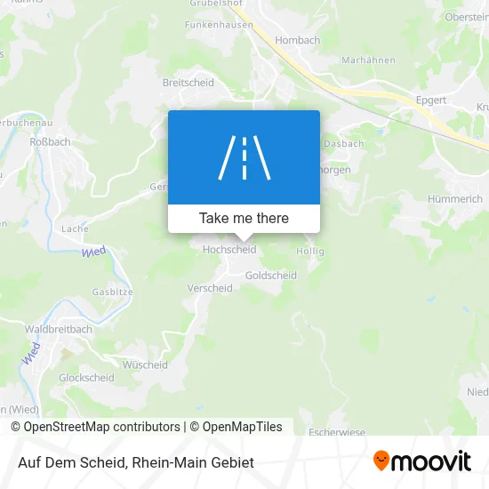 Auf Dem Scheid map
