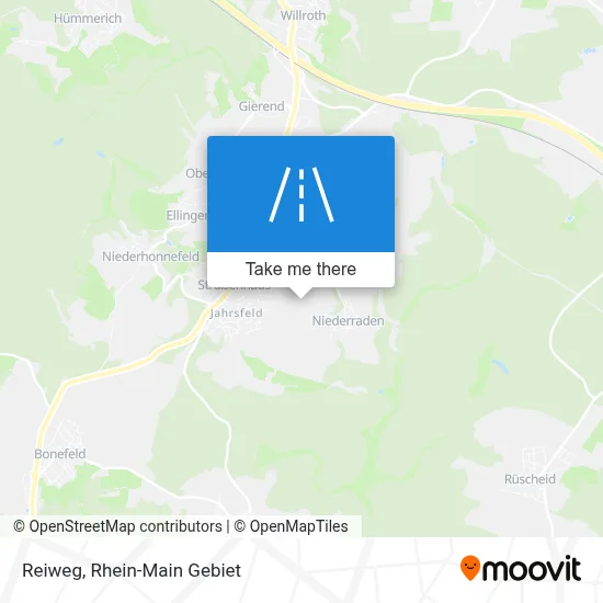Reiweg map