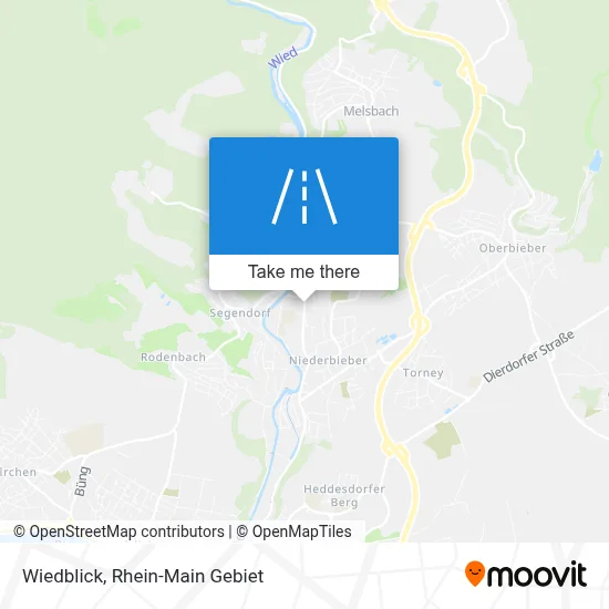 Wiedblick map