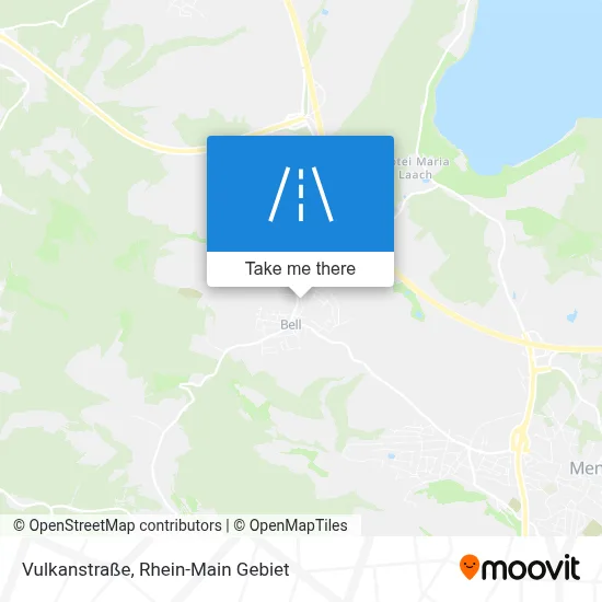 Vulkanstraße map
