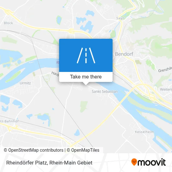 Rheindörfer Platz map