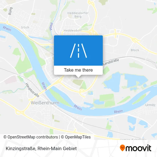 Kinzingstraße map