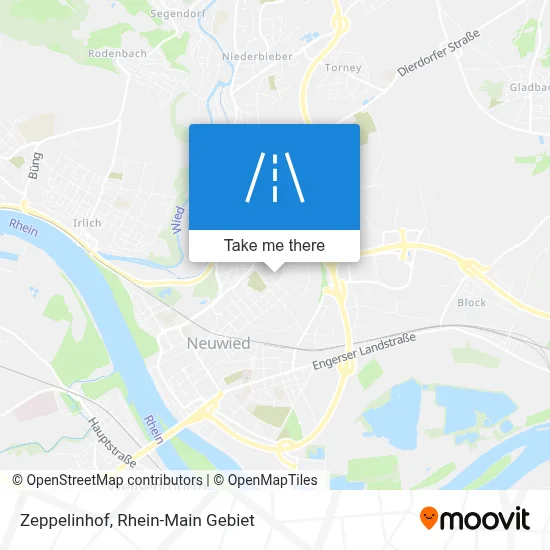 Zeppelinhof map