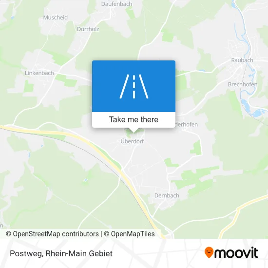 Postweg map