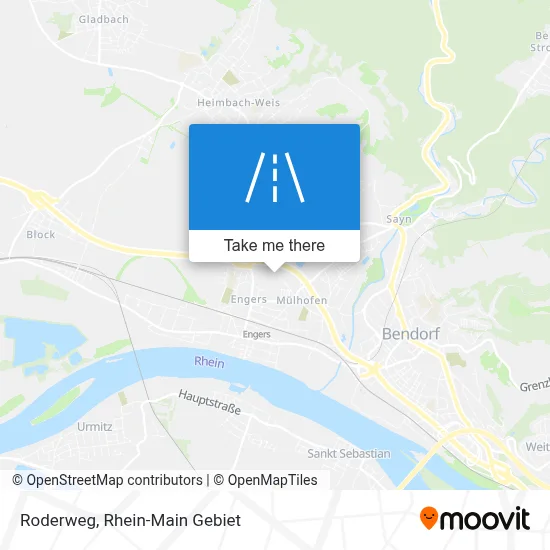 Roderweg map