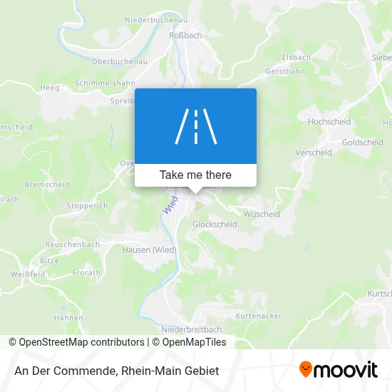 An Der Commende map