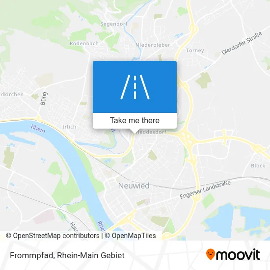 Frommpfad map