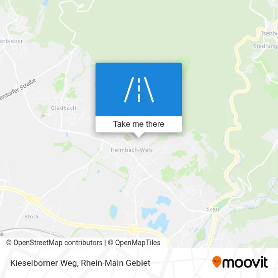 Kieselborner Weg map