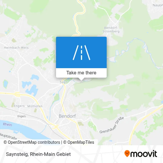 Saynsteig map