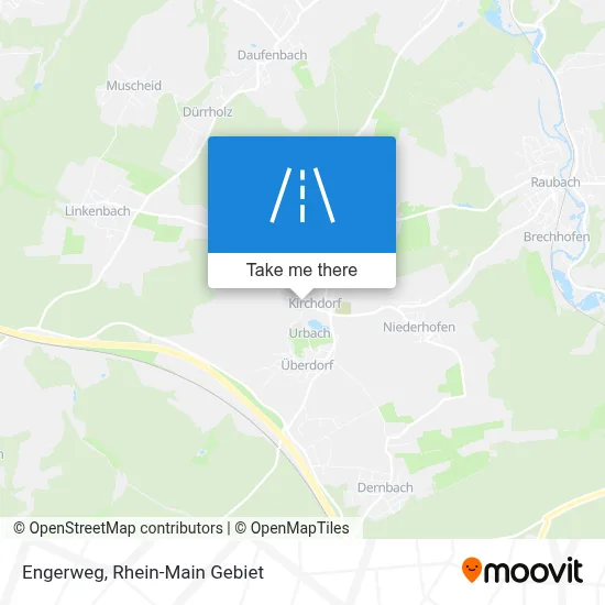 Engerweg map