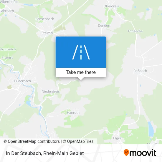 In Der Steubach map