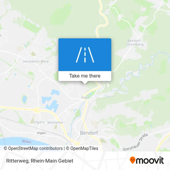 Ritterweg map