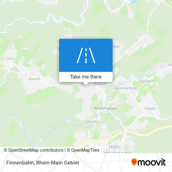 Finnenbahn map