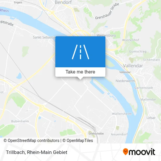 Trillbach map