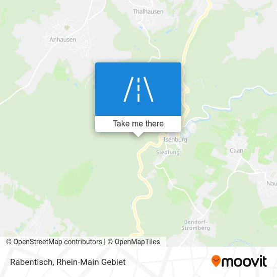 Rabentisch map