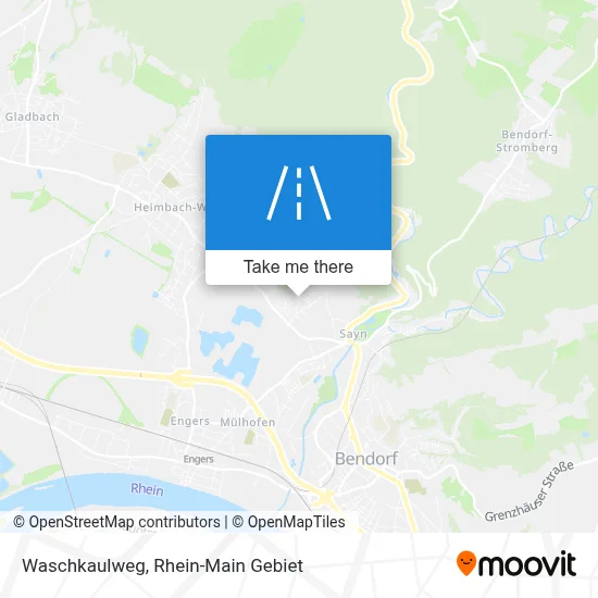 Waschkaulweg map