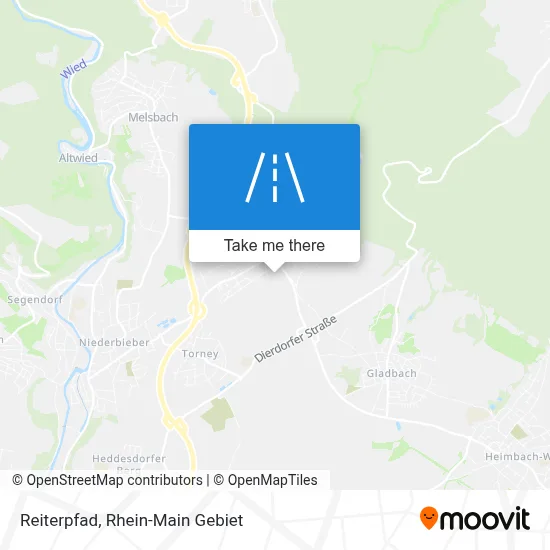 Reiterpfad map