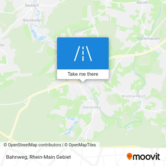 Bahnweg map