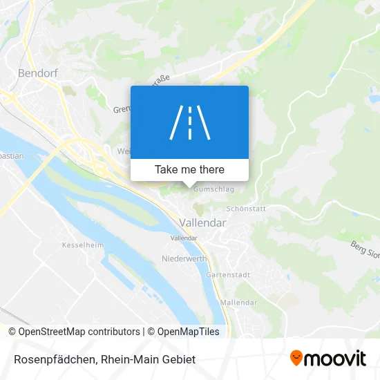 Rosenpfädchen map