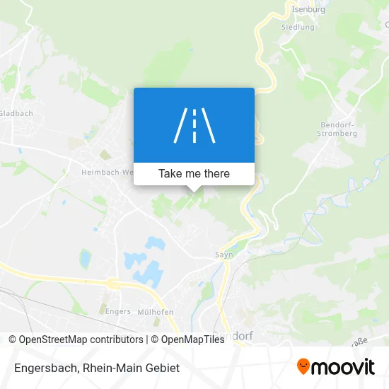 Engersbach map