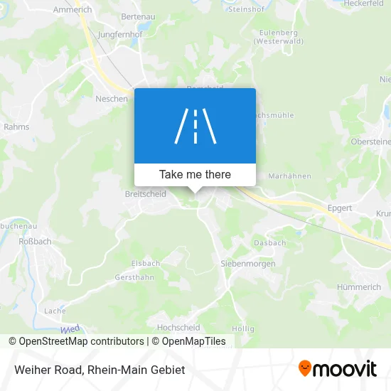 Weiherweg map