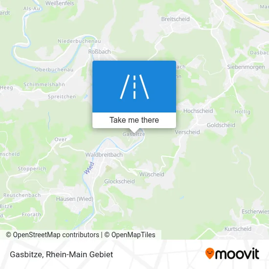 Gasbitze map