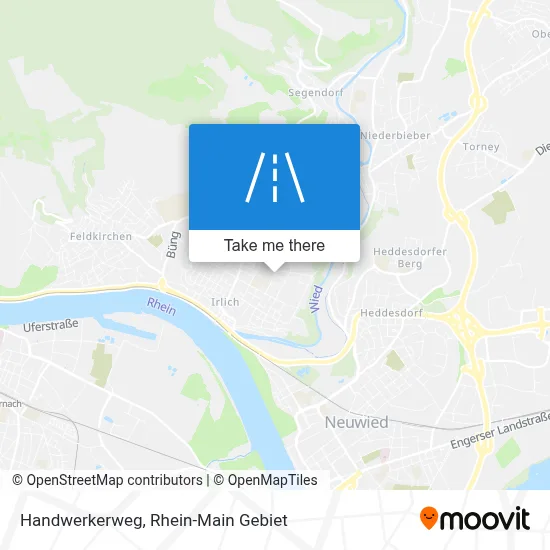 Handwerkerweg map
