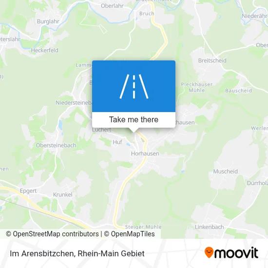 Im Arensbitzchen map