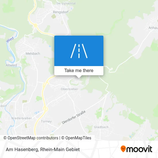 Am Hasenberg map