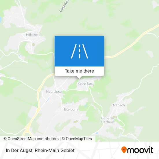 In Der Augst map