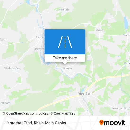 Hanrother Pfad map
