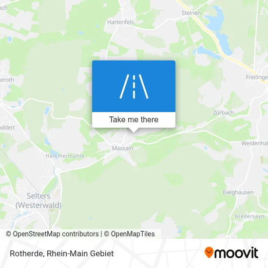Rotherde map