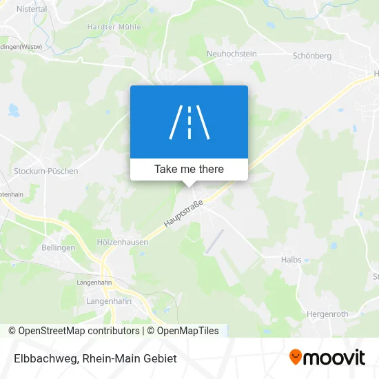 Elbbachweg map