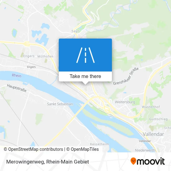 Merowingerweg map