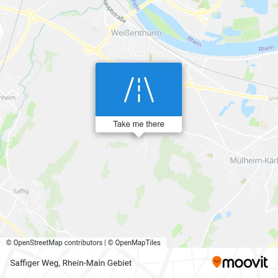 Saffiger Weg map