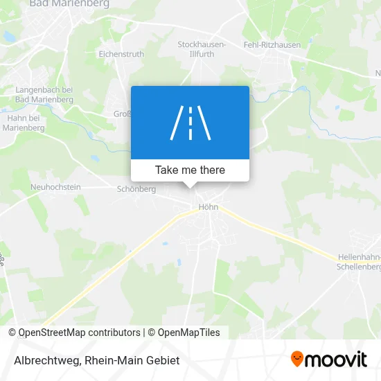 Albrechtweg map