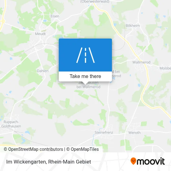 Im Wickengarten map