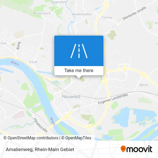 Amalienweg map