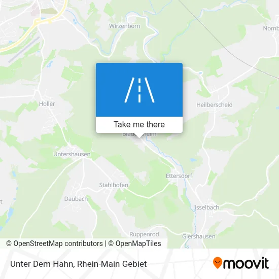 Unter Dem Hahn map