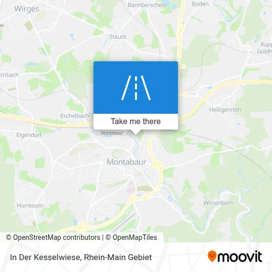 In Der Kesselwiese map