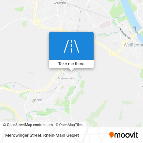 Merowingerstraße map