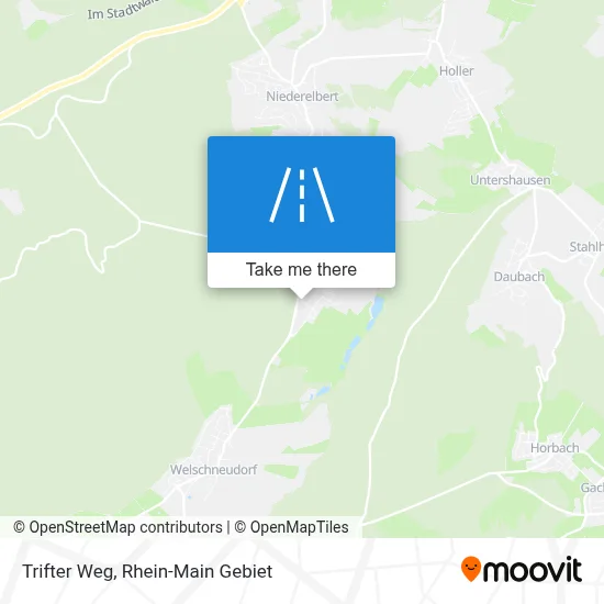 Trifter Weg map