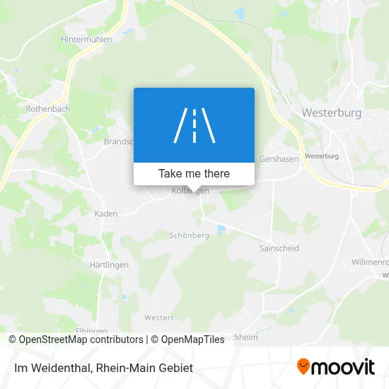 Im Weidenthal map