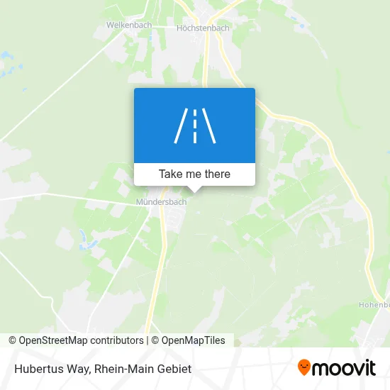 Hubertusweg map
