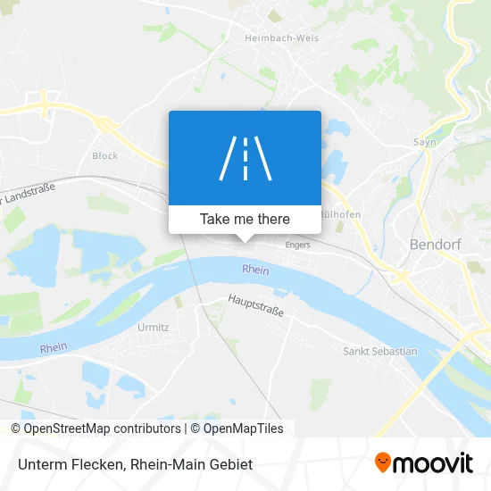 Unterm Flecken map