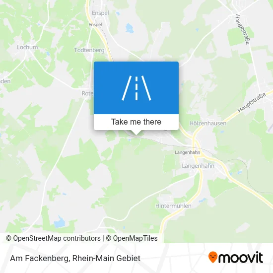 Am Fackenberg map