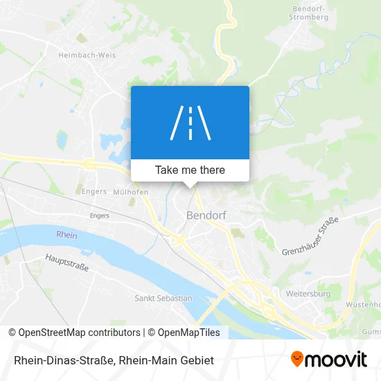 Rhein-Dinas-Straße map