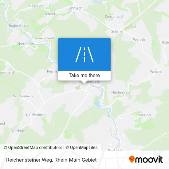 Reichensteiner Weg map