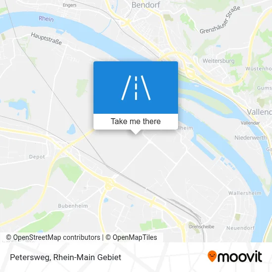 Petersweg map