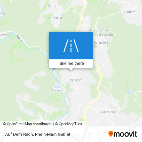 Auf Dem Rech map